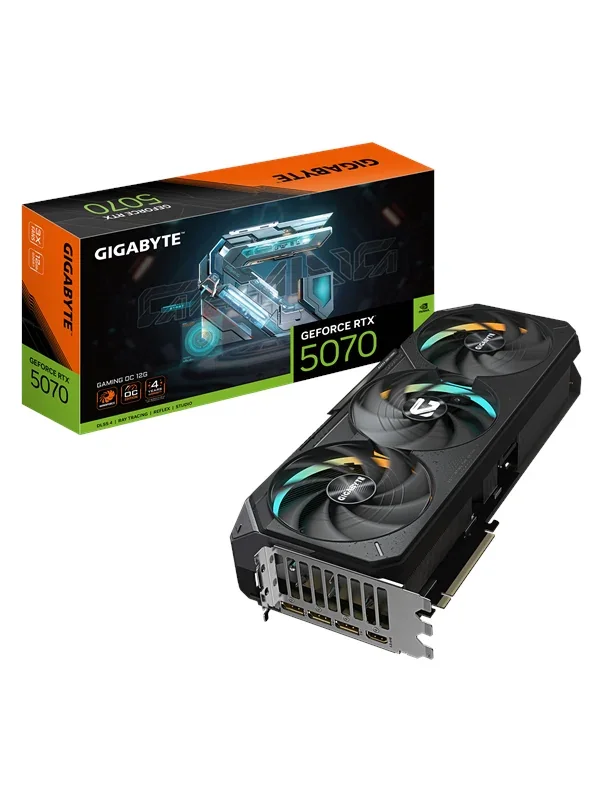 GIGABYTE GeForce RTX 5070 Ti GAMING OC 16G, GeForce RTX 5070 Ti, 16 GB, GDDR7, 256 bittiä, 7680 x 4320 pikseliä, PCI Express x16 5.0