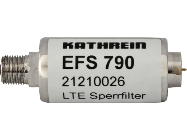 Kathrein EFS 790, 75 ohm (O), 0,822 - 1 GHz, Sølv, F/F