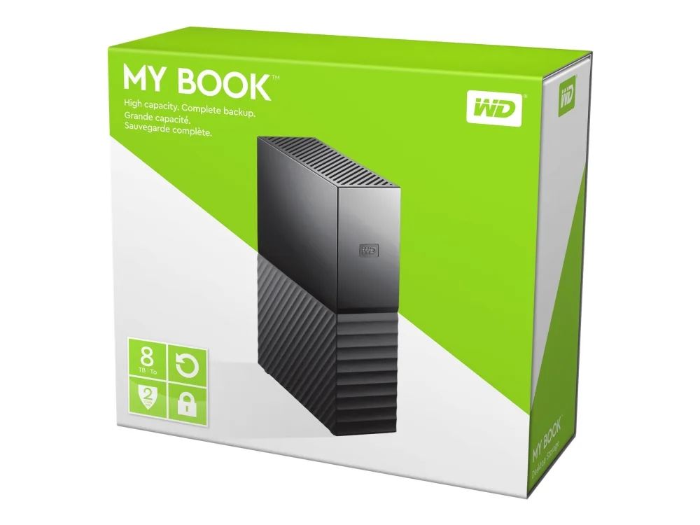 WD My Book - Ulkoiset kovalevyt - 8TB - musta