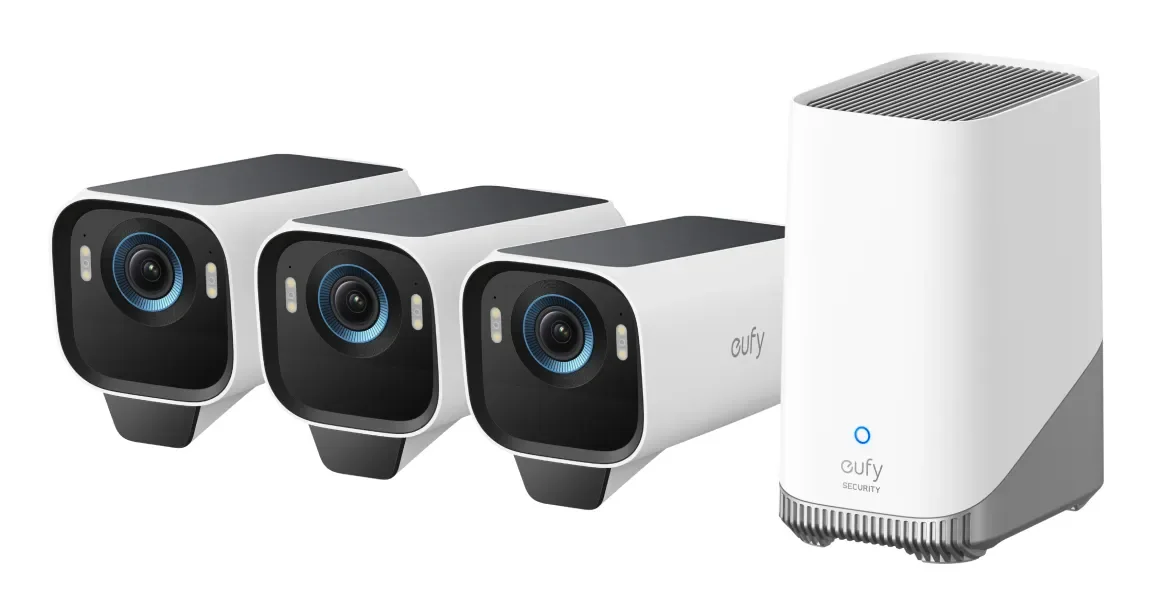 Eufy Cam S3 Pro, 3-kamerapaketti, turvakamera