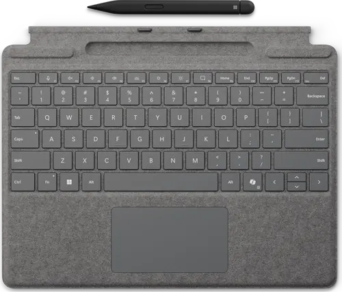 Microsoft Type Cover + Slim Pen 2 Microsoft Surface Pro 10 Pohjoismainen Platina