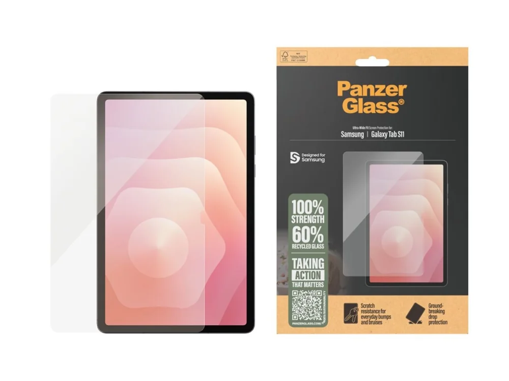 PanzerGlass Screen Protector Samsung Galaxy Tab S11 | Ultra-Wide Fit