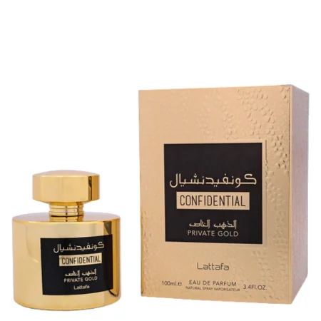 Lattafa Unisex Confidential Private Gold Eau De Parfum – 100 ml