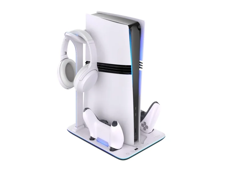 FIXED FIXPS5PS-MCS-BW, Telakka-asema, PlayStation 5 Slim, PlayStation 5 (2023) Slim, 215 mm, 360 mm, 280 mm