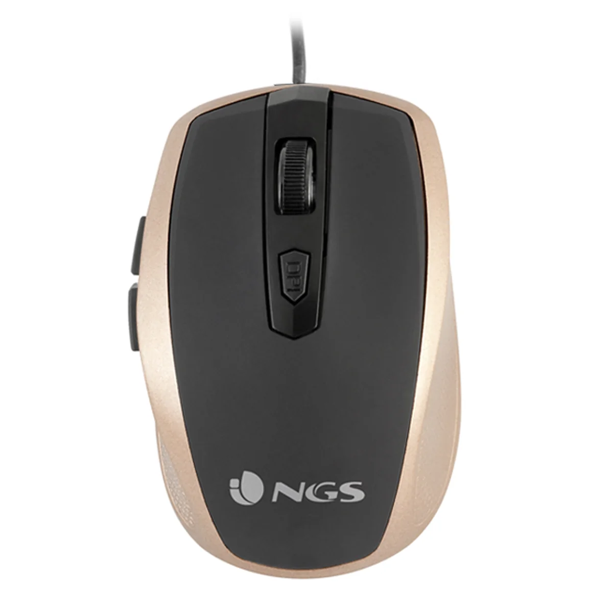 NGS Tick Gold USB optinen hiiri - Kulta & musta