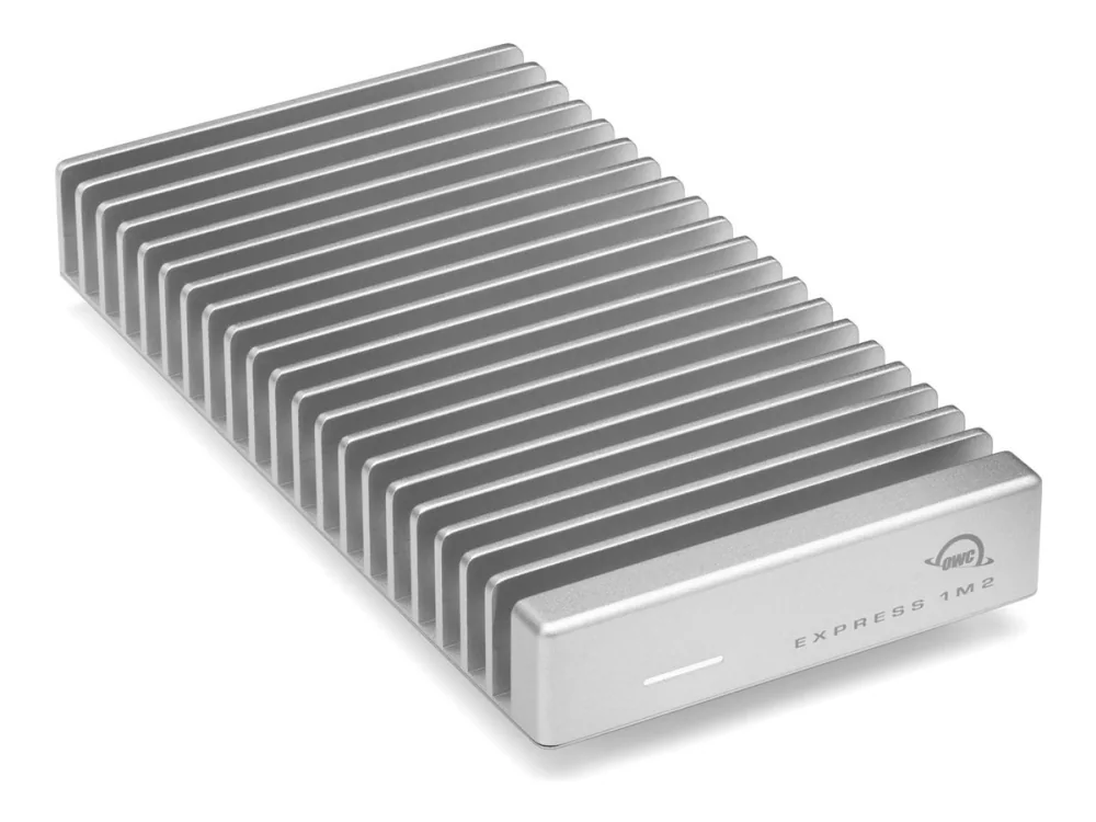 OWC Express 1M2 - Säilytyspaketti - M.2 NVMe -kortti - USB4 - hopea