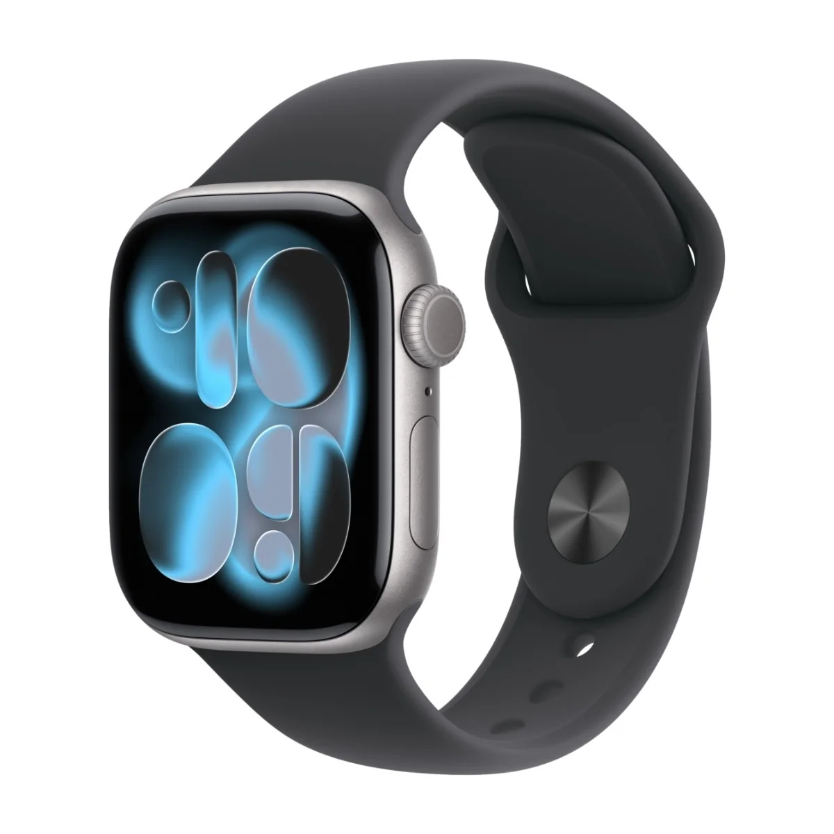 Apple Watch Series 11 GPS 42mm Space Grey Aluminium Case with Black Sport Band - M/L