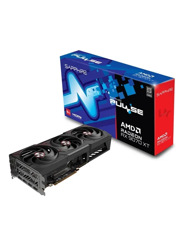 Sapphire Radeon RX 9070 XT Pulse - 16GB GDDR6 RAM - Näytönohjaimet