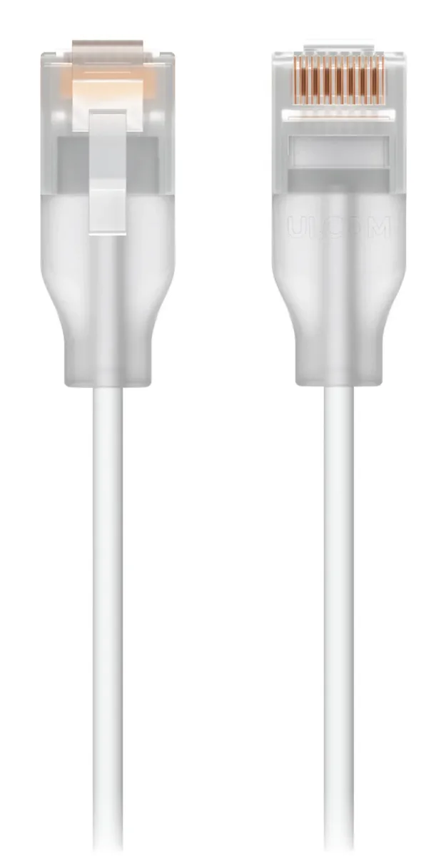 Ubiquiti UniFi Etherlighting Patch Cable 1m - Valkoinen - 1m