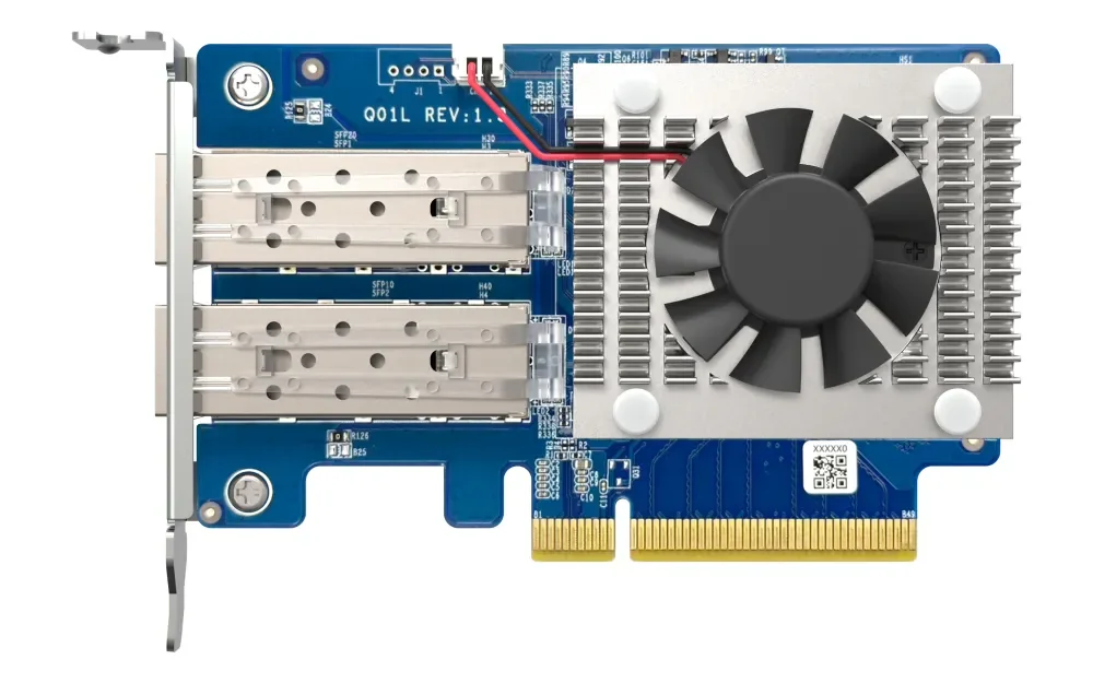 QNAP QXG-10G2SF-NXE - expansion module - PCIe 3.0 x8 - Gigabit Ethernet / 10 Gigabit SFP+ x 2