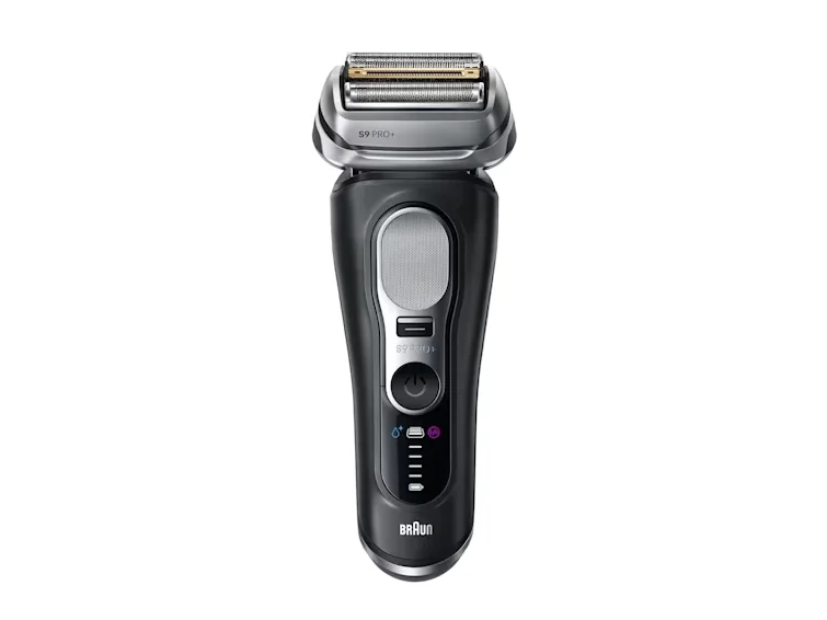 Braun Series 9 Pro+ 9600s, Teräverkollinen parranajokone, musta, Painikkeet, Akku, Litiumioni (Li-Ion), Sisäänrakennettu akku