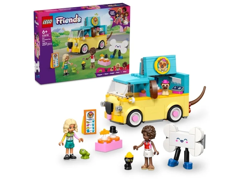 LEGO Friends 42678 Vogn med kæledyrs-tarvikkeet