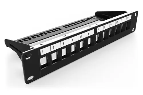 DIGITUS 12-Port Modular Patch Panel