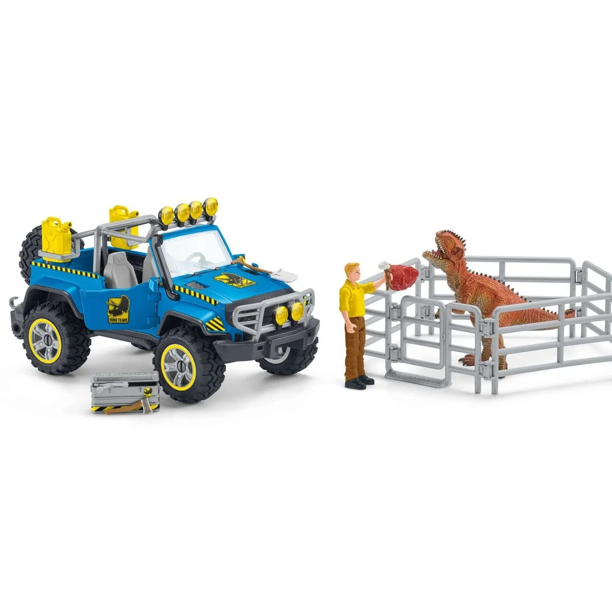 Schleich maastoauto ja Dino-vartijat - 41464