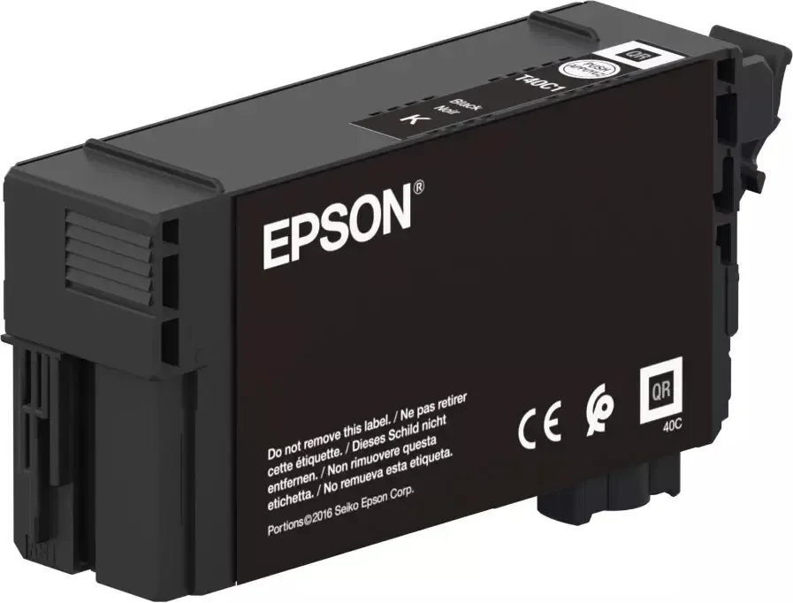Epson UltraChrome XD2 C13T40C140-mustekasetti, 50 ml, musta