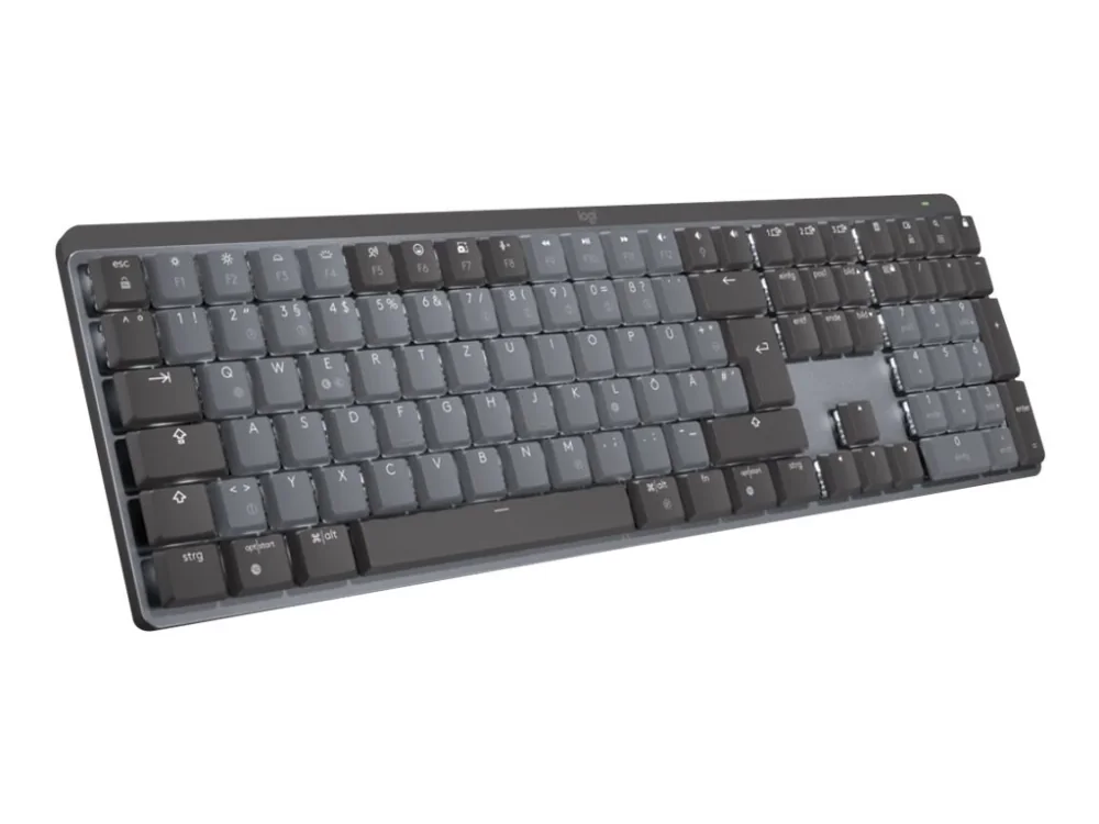 Logitech MX Mechanical Mini Minimalist Wireless Illuminated Performance Näppäimistö Graphite - Clicky - US - Näppäimistö - Englanti (US) - Musta