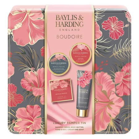 Baylis & Harding Boudoire Tropical Paradise Luxury Pamper Tin Gift Set