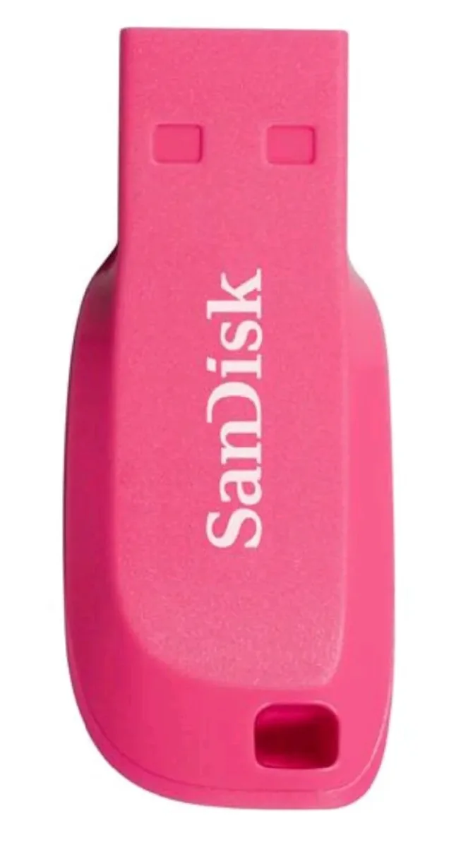 SanDisk Cruzer Blade USB 2.0 16 Gt -muistitikku, pinkki