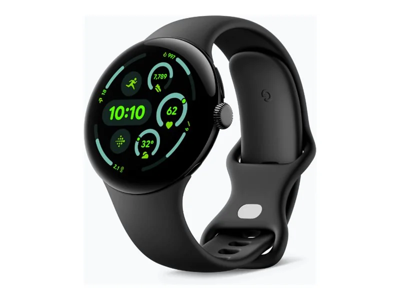 Google Pixel Watch 3 älykello 45 mm Wi-Fi (Obsidian)