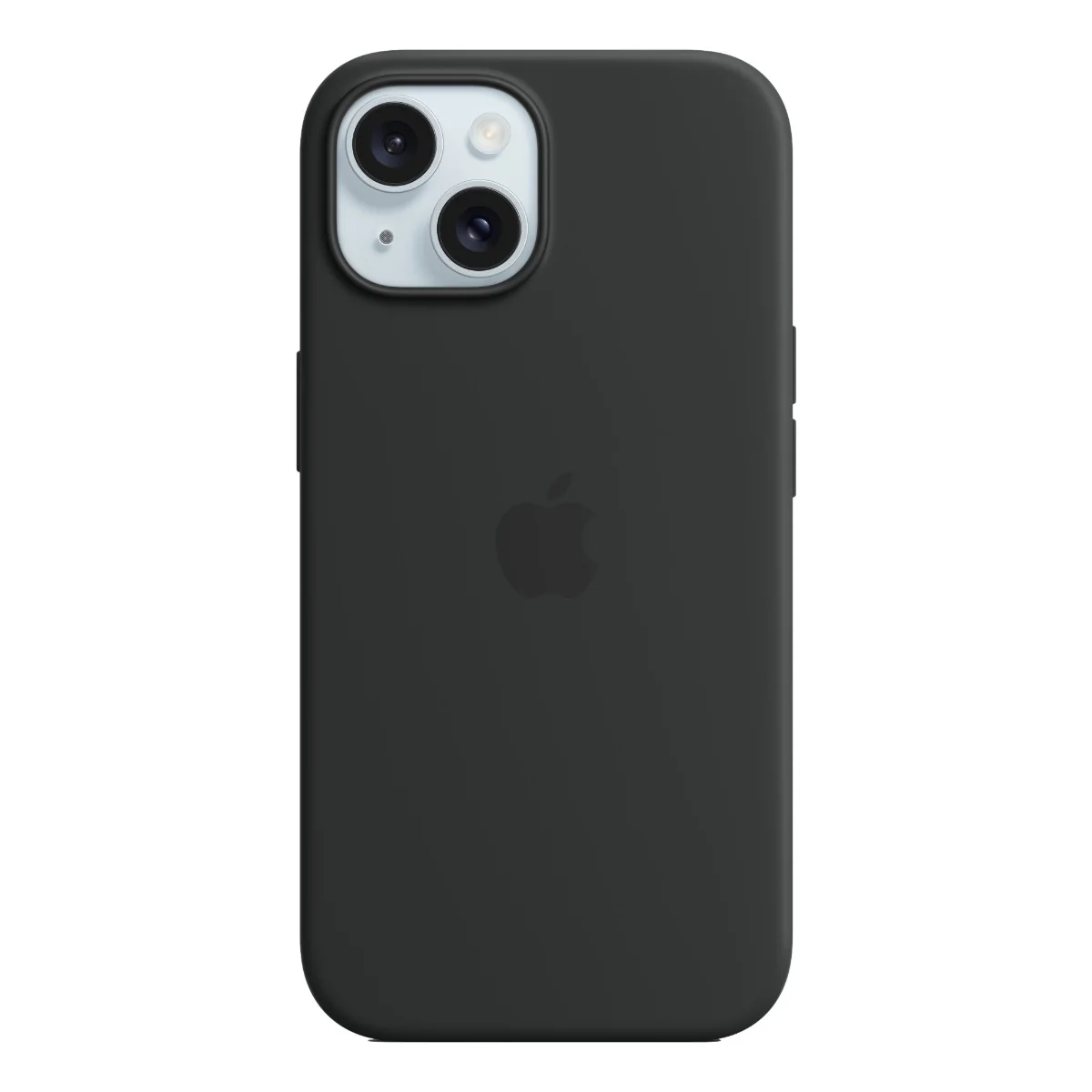 Apple Silicone Case With Magsafe Iphone 15 Musta