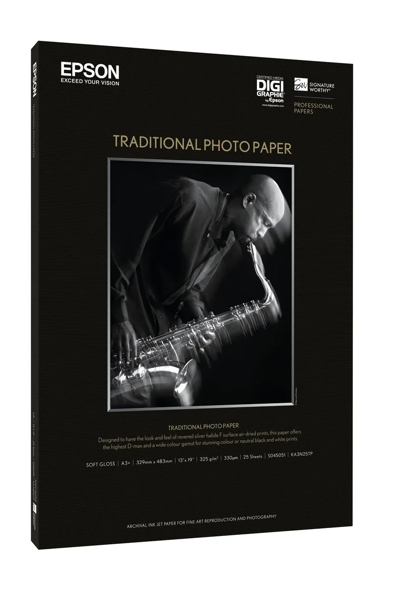 Epson Traditional Photo Paper A3+ 25sht