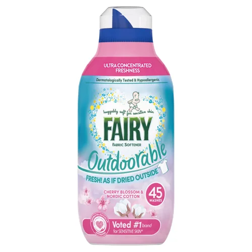 Fairy Outdoorable Cherry Blossom & Nordic Cotton Huuhteluaine - 630 ml