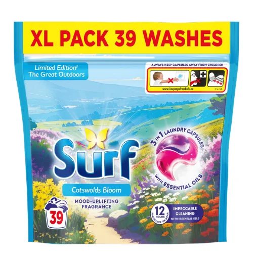 Surf 3-in-1 Cotswold Bloom Pyykinpesukapselit - 39 Kpl