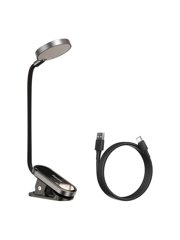 Baseus mini LED lamp with clip grey (DGRAD-0G)