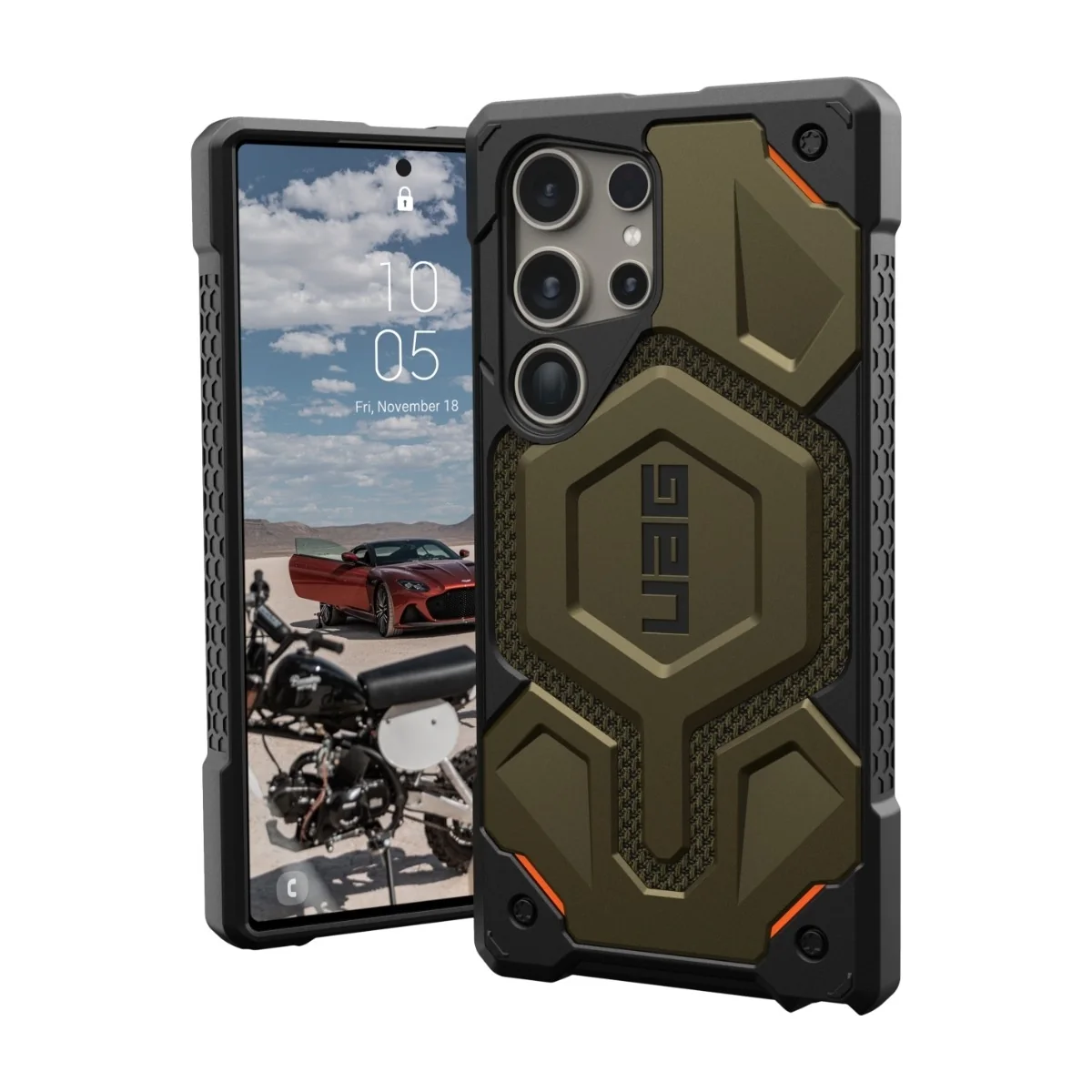 UAG Monarch Pro Kevlar with Magnet mallard - Samsung Galaxy S24 Ultra