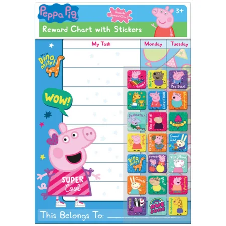 Peppa Pig Reward Chart with Stickers