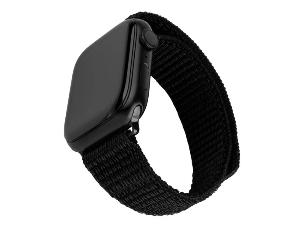 FIXED Nylonranneke Apple Watch 42/44/45mm Musta