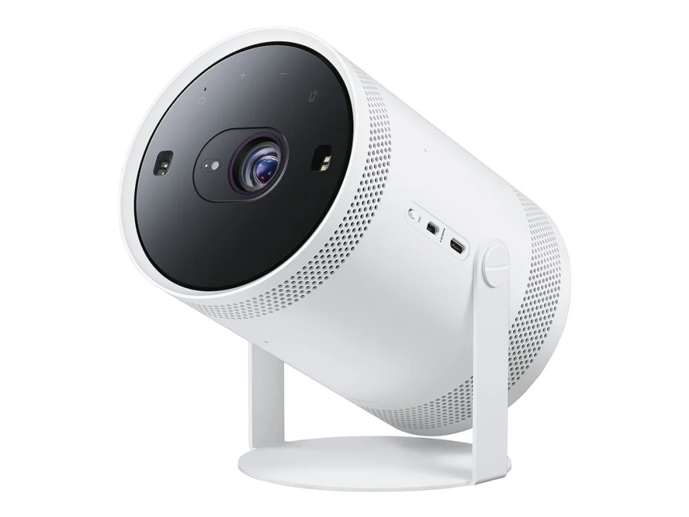 Samsung The Freestyle SP-LFF3CLAX - 2. generasjon - DLP-projektor - LED - portabel- Full HD (1920 x 1080) - 16:9 - 1080p - 802.11a/b/g/n/ac trådløs / AirPlay 2 - hvit