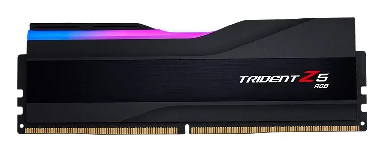G.Skill Trident Z5 RGB DDR5-6000 - 24GB - CL40 - Single Channel (1 pcs) - Intel XMP - Musta