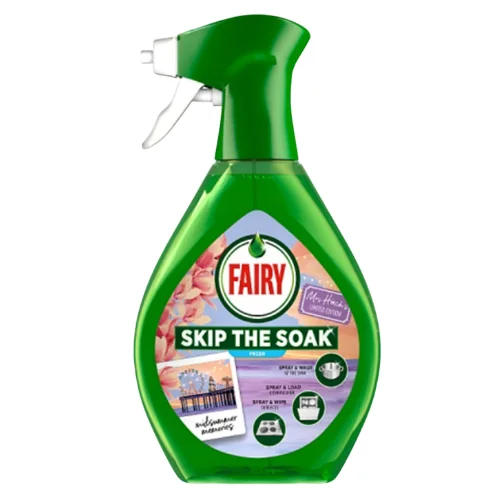 Fairy Skip The Soak Fresh Midsummer Breeze Keittiön Rasvanpoisto Power Spray - 650 ml