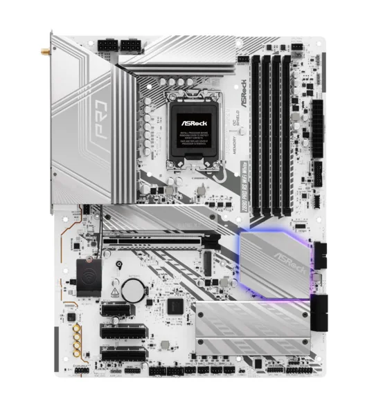 ASRock Z890 PRO RS WIFI WHITE Emolevy - Intel Z890 - Intel LGA1851 - DDR5 RAM - ATX