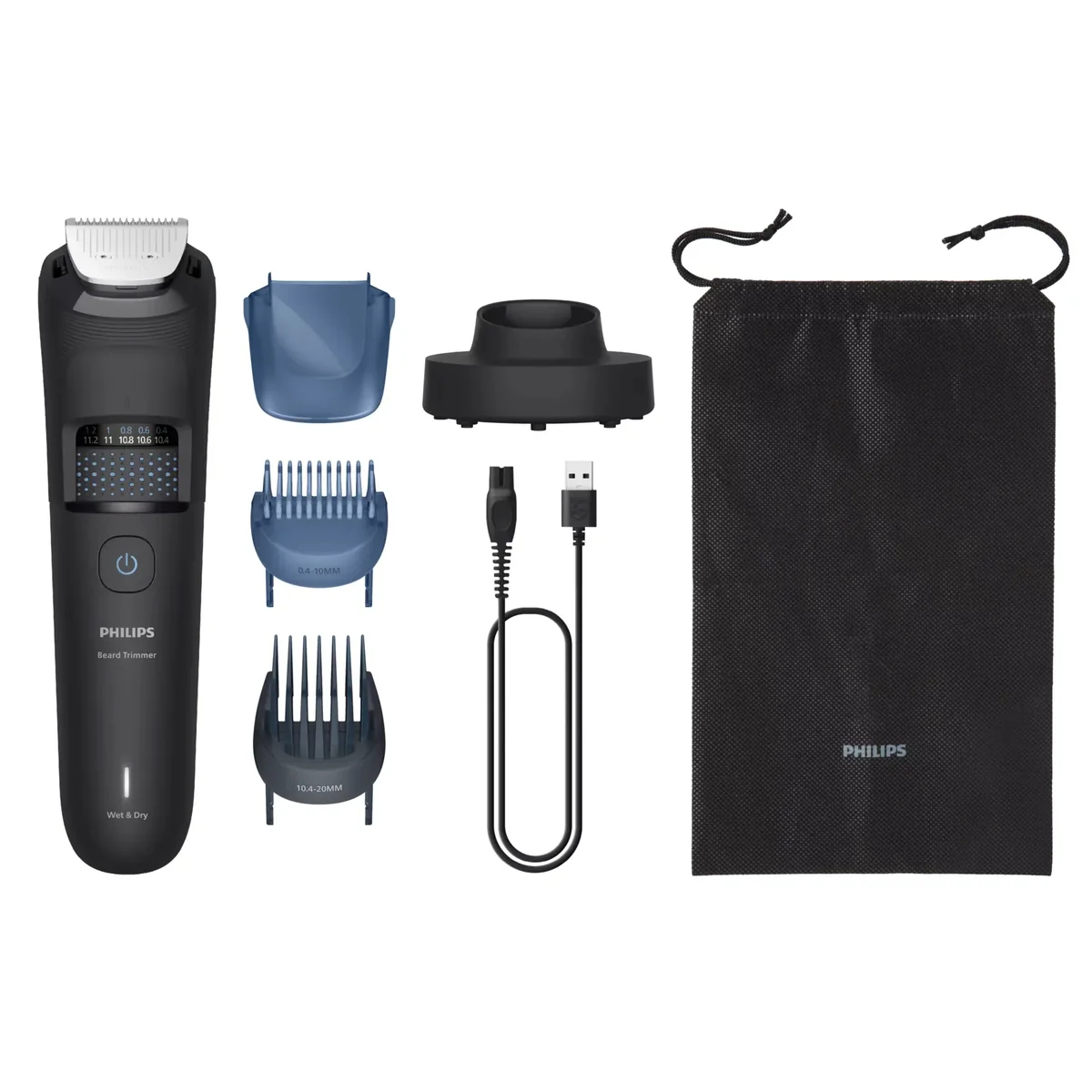 Philips Beard Trimmer 5000 Series BT5780/15 -partatrimmeri, musta