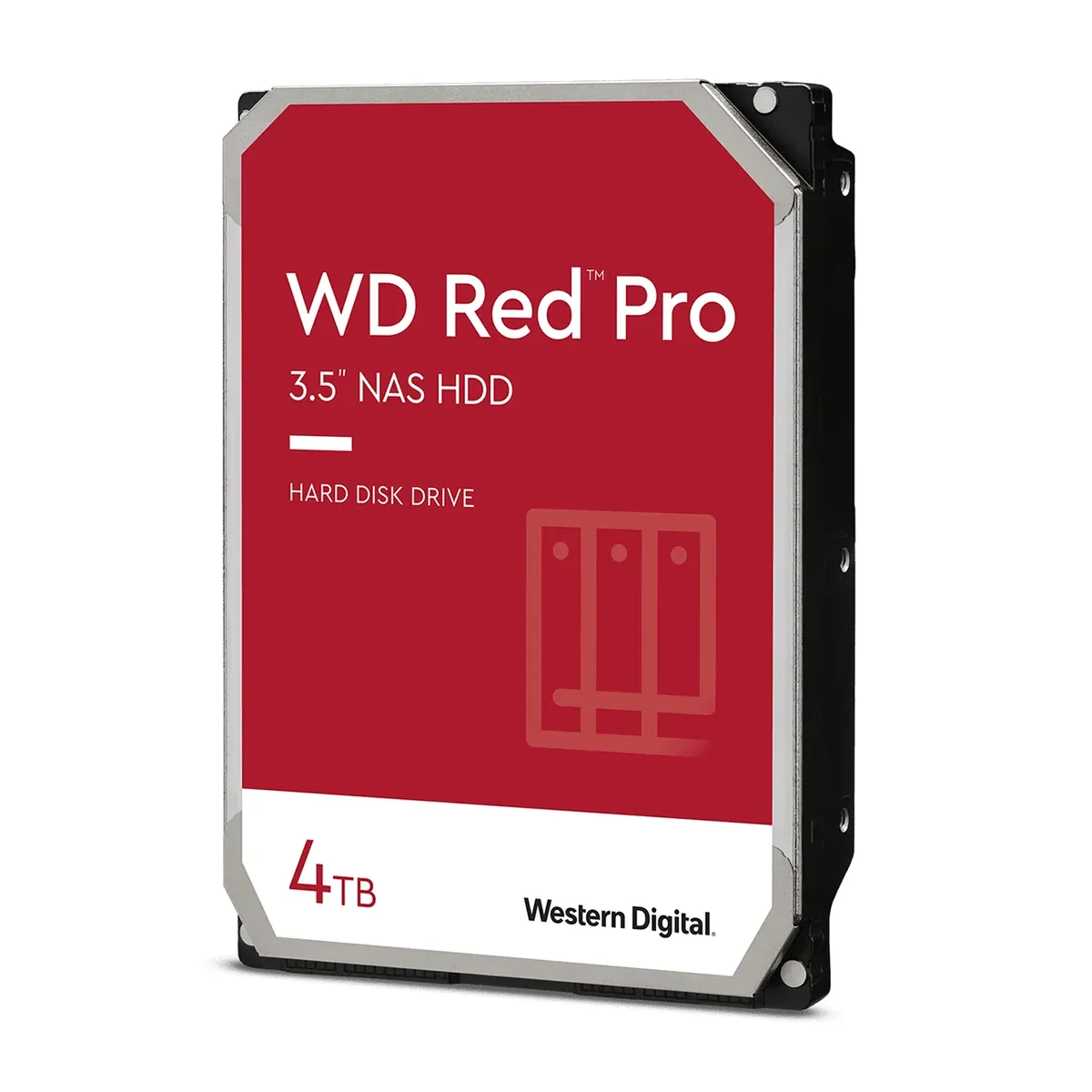 WD Red Pro 3.5" 4 Tt, 7200 RPM, 256 MB, SATA III -kovalevy (NAS)