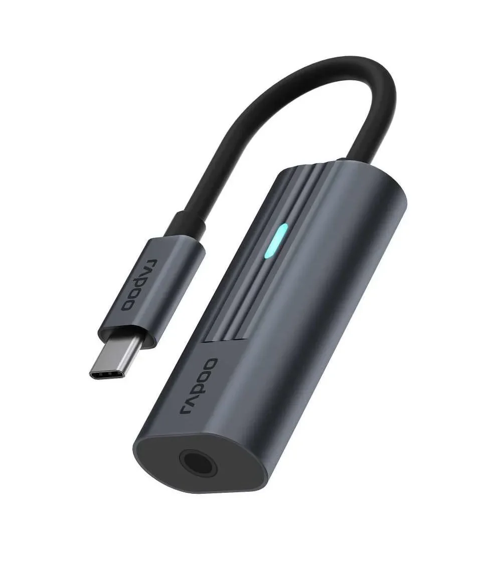 RAPOO UCA-1002 - USB-C - 3,5 mm -audioadapteri