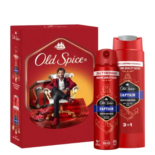 Old Spice Gentleman Captain Lahjapakkaus Miehille – 2 kpl