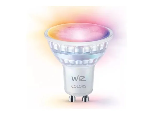 WiZ Color GU10-kohdelamppu - RGB/16 miljoonaa väriä + himmennettävä valkoinen LED-valo