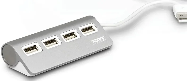 PORT Connect - Hub - 4 x USB 2.0 - työpöytä