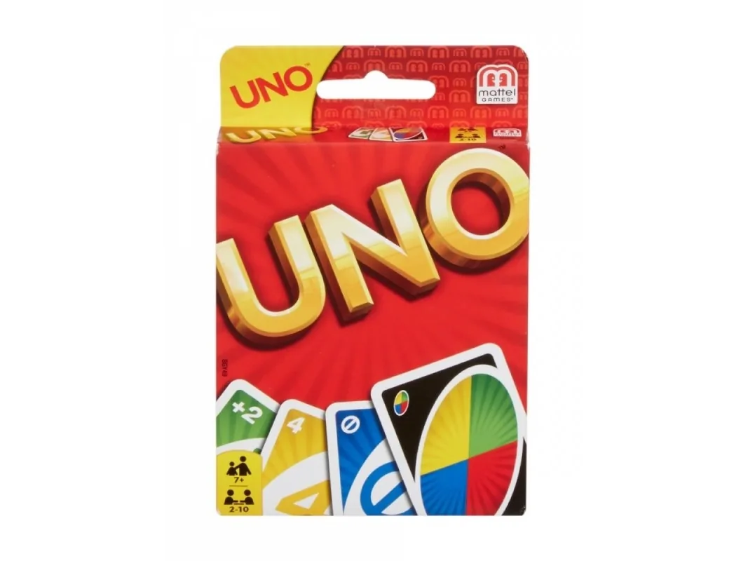 Mattel Games UNO, Korttipeli, Eroon korteista -peli, 7 vuosi/vuosia, Perhepeli