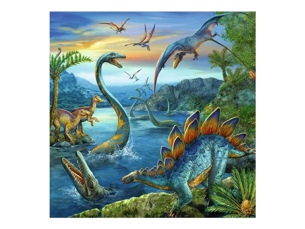 Ravensburger - Dinosaur Fascination - palapelit - 49 palaa