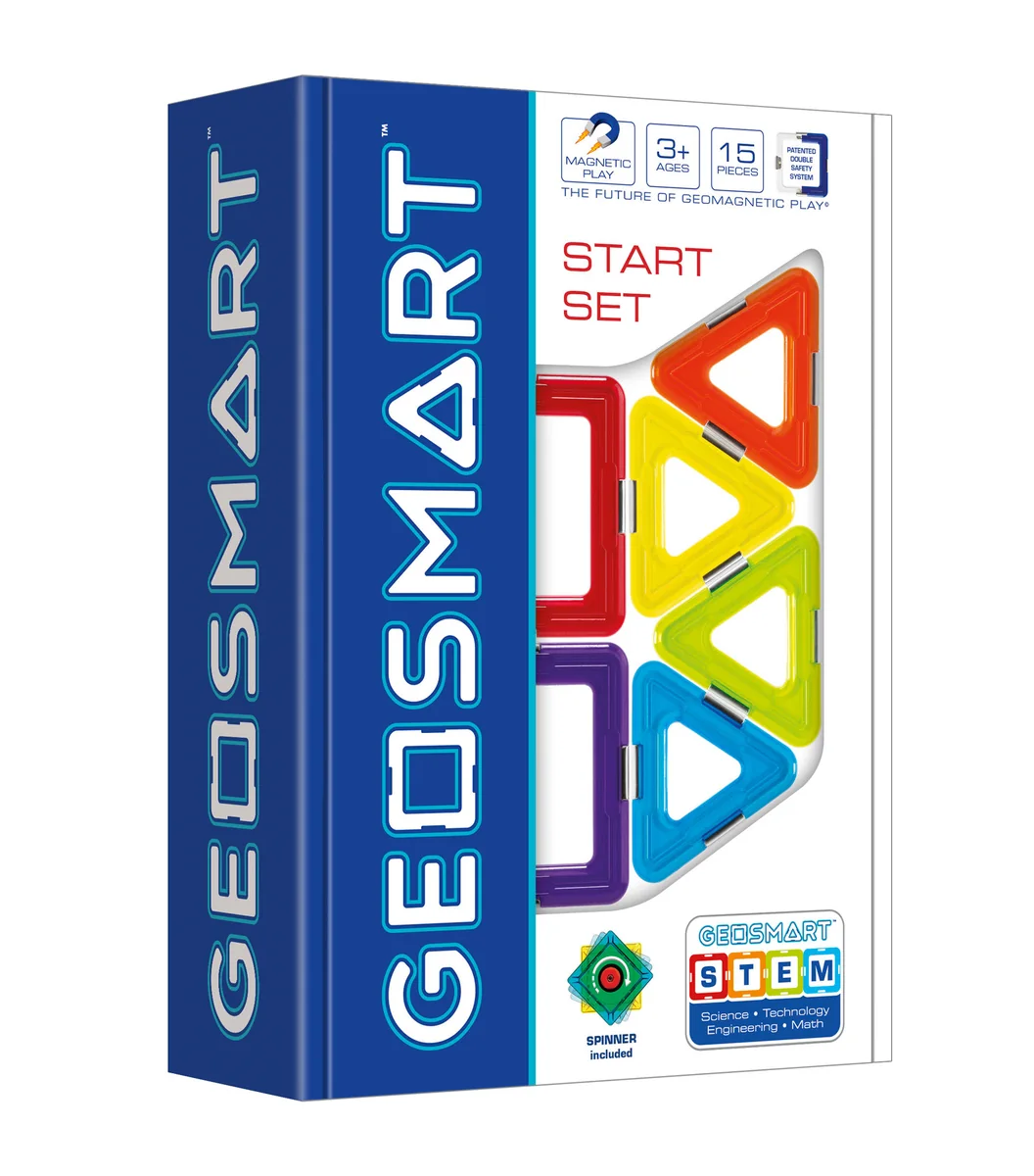 GeoSmart Start Set Magnetic Construction Set – 15 Pcs