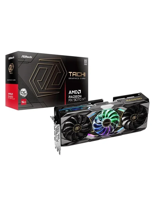 ASRock Radeon RX 9070 XT Taichi OC 16 Gt -näytönohjain