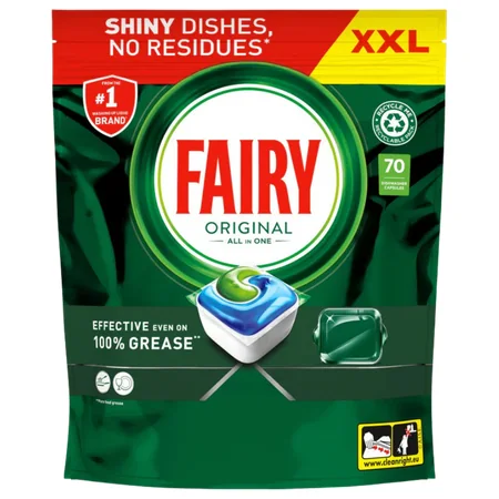 Fairy Original All-in-One Astianpesukonetabletit – 70 kpl