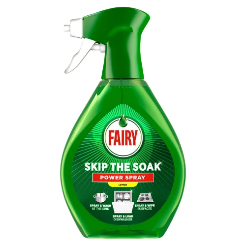 Fairy Skip The Soak Lemon Rasvanpoisto Power Spray - 650 ml