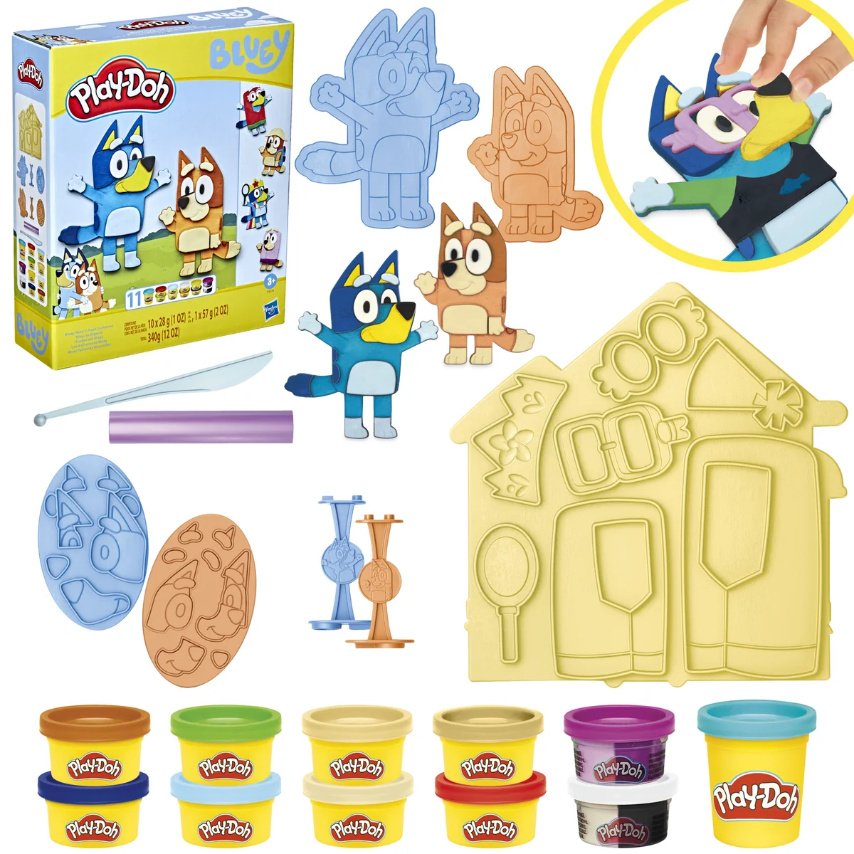 Play-Doh Bluey Make ’n Mash -asuleikkisetti