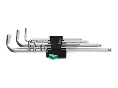 Wera L-avain setti 950 pkl/9 sm n metrinen kromattu 9 kpl 1.5-10mm