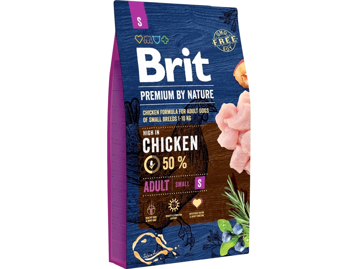 Brit Premium by Nature Small Chicken - dry dog food - 8 kg